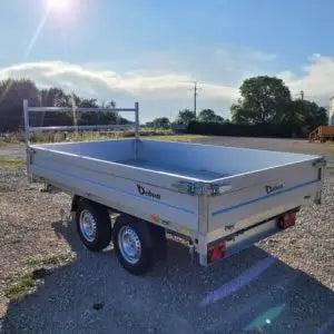 PW2.3 Debon hydraulischer TRIBENNE 2-Achs-Kippanhänger containercompany