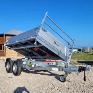 PW2.3 Debon hydraulischer TRIBENNE 2-Achs-Kippanhänger containercompany